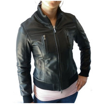 GIACCA IN VERA PELLE DA DONNA, MOD: GIUBBOTTO - NATASHA 013