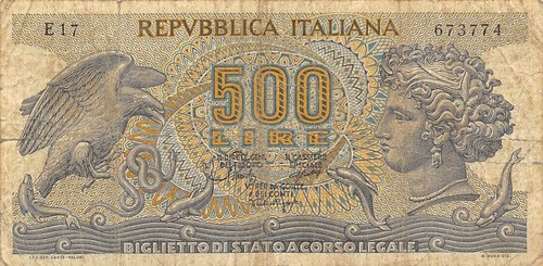 Italy 500 lire - ,
