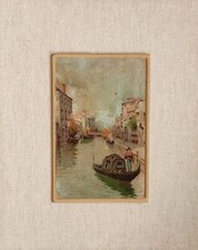 ANONIMO VENEZIA olio su