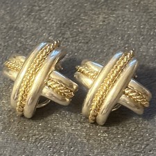 18K gold / Sterling Silver