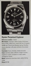 Rolex Explorer Watch Picture