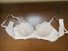 Reggiseno Intimissimi Bralette Taglia 2B color Nude Carne E Bianco