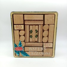 Scatola Latta Vintage Wafer