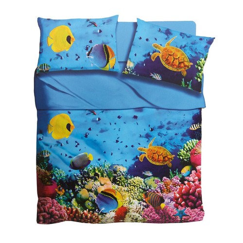 Completo lenzuola coral love - i,