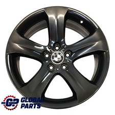 BMW X6 E71 Cerchio Lega Posteriore Nero 19" Raggi Stellari 258 ET:21 10J 6778587