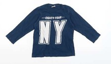 T-shirt base blu cotone Zara