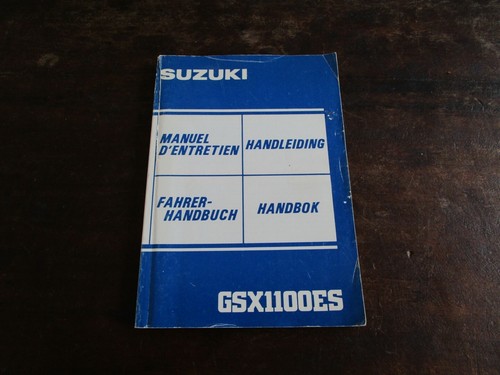 Suzuki gsx1100es 1982 - gsx1100es, manuale