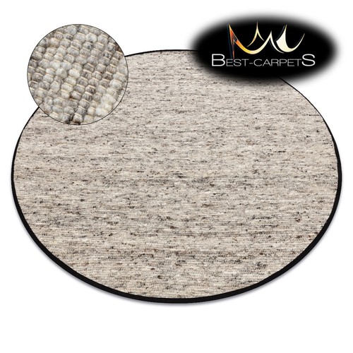 Tappeto tondo naturale double - tondo,