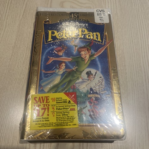 Peter pan vhs tape - pan, 1998
