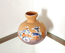 Vaso ceramica design vintage decoro astratto forse Albisola no Mazzotti MGA