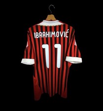 replica maglietta storica di Zlatan Ibrahimovic N11 al milan stagione 2011-2012