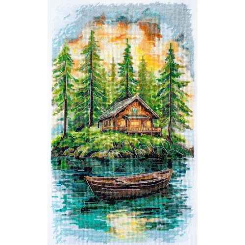 Kit punto croce paesaggio - kit,