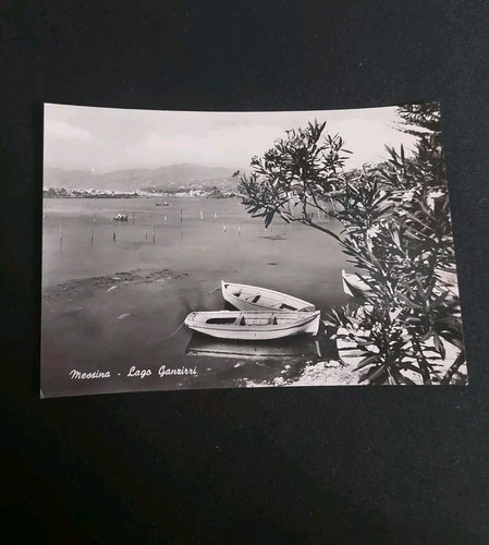 Cartolina antica messina lago - cartolina,