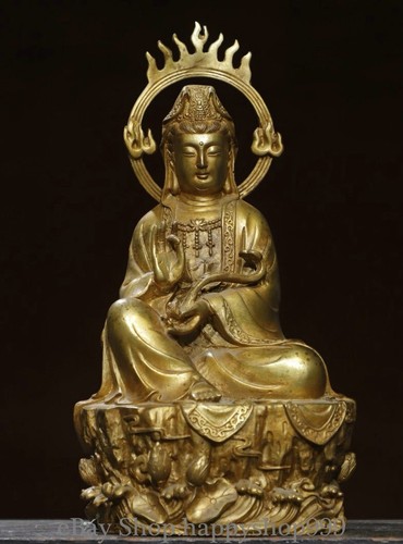 Scultura buddha vecchia - scultura, 12"