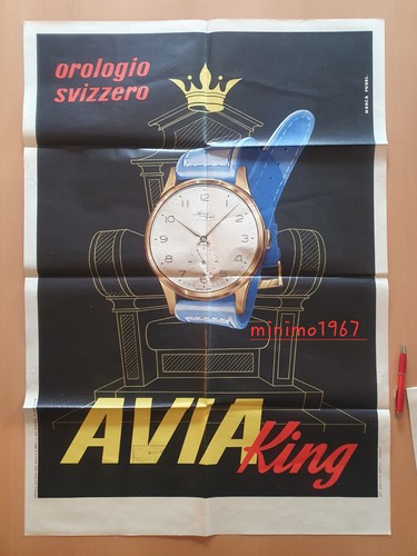 Avia king orologio - avia, svizzero