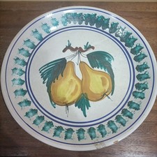 PIATTO CERAMICA SICILIA CALTAGIRONE BURGIO VIETRI GROTTAGLIE VINTAGE RARO