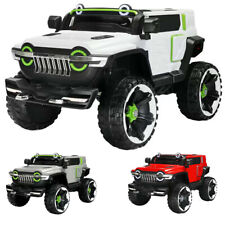 AUTO ELETTRICA PER BAMBINI MACCHINA JEEP 2 POSTI 4WD 12V CON TELECOMANDO USB MP3