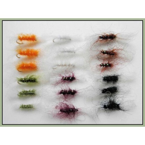 Mosche trota barbless - 18,