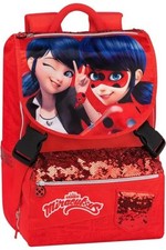 Zaino Scuola Estensibile Lady Bug Miraculous Marinette elementare Bimba Panini