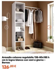 Armadio / Libreria a Colonna Bianco