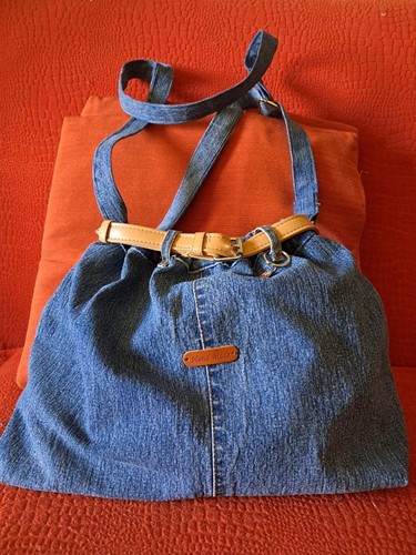 Borsa artigianale jeans - artigianale, in