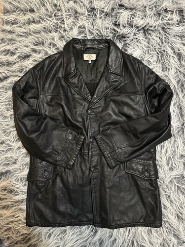Armani vintage leather jacket - vintage,