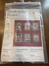 NUOVO Haandarbejdets Fremme danese "PLAY IN SNOW" kit punto croce da appendere a parete