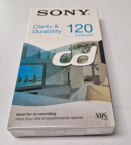 Vhs videocassetta vergine sony - vhs,