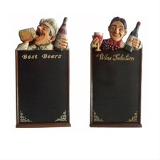 LAVAGNA LEGNO CUOCO CHEF CHE BEVE 30X60X3 BIRRERIA PIZZERIA ZFC2966 PUB ASS