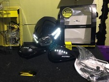 Coppia Paramani Flash Acerbis Nere Con Led . Cupolino  faro  Acerbis Led Vision