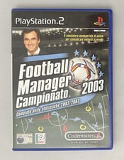 GIOCO PS2 FOOTBALL MANAGER CAMPIONATO  2003 - ITA completo di manuale -