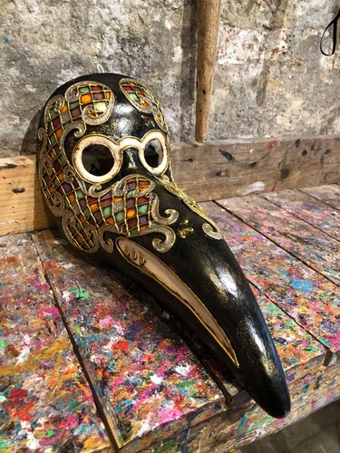 Maschera dottore della - , peste