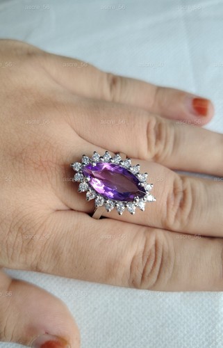 Anello ametista naturale