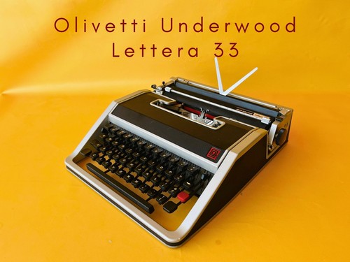 Working typewriter olivetti - working,