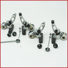 NOS SHIMANO STX BR-AT10 FRENO A SBALZO VECCHIA MOUNTAIN BIKE MTB ARGENTO