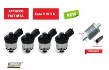 4 INIETTORI GAS TAPPO NERO