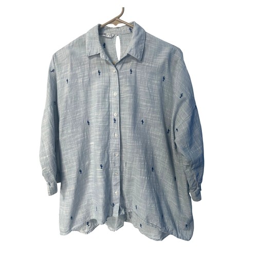 Camicia zara basic z1975 denim - camicia,
