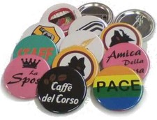 15 SPILLE SPILLETTE PINS PERSONALIZZATE CON IL TUO LOGO DA 38 ø mm.