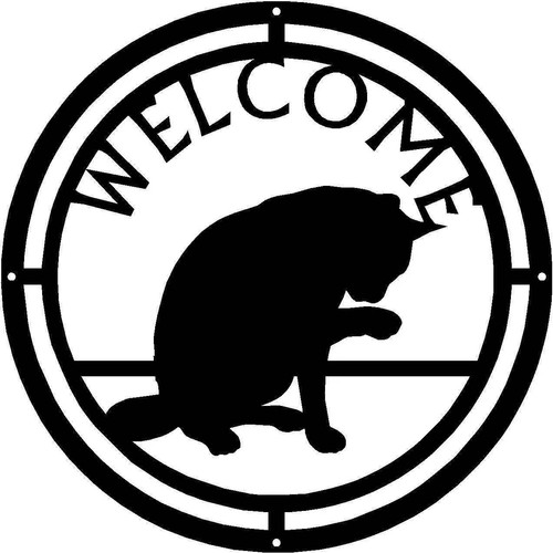 Insegna benvenuto rotonda - insegna,