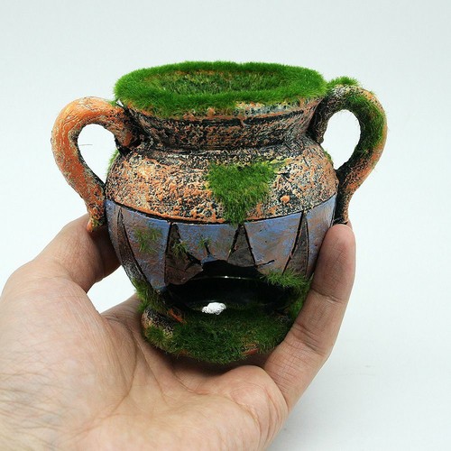 Vaso resina creatività 11cm - resina,