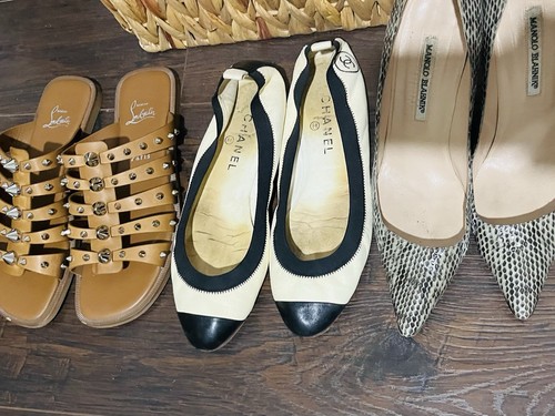 Scarpe chanel manolo loubatin - manolo,