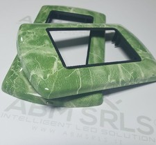 Placca 4 posti in metallo