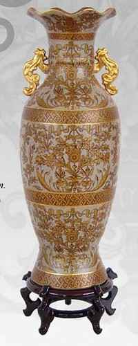 Vaso cinese tavolo terra - tavolo,