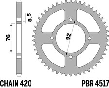 CORONA ERGAL 45 DENTI PER