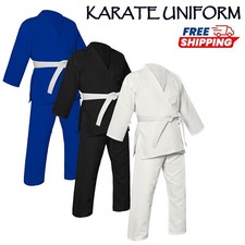 Karate tradizionale gi arti marziali abbigliamento karate uniforme con cintura bianca omaggio