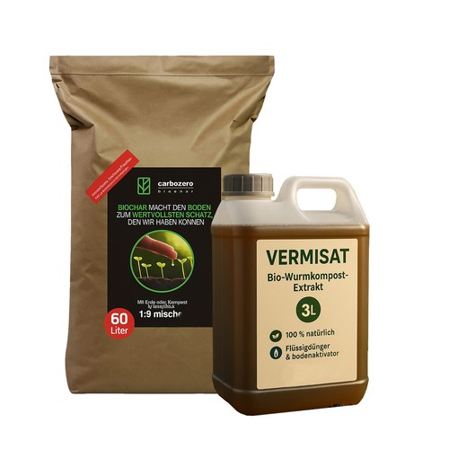 Biochar 60l vermisat 3l - 60l,