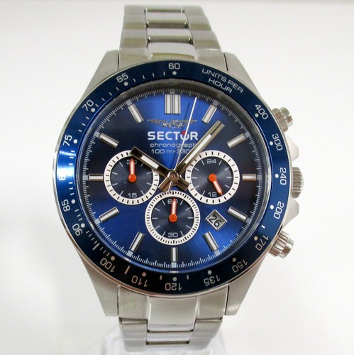 Sector 230 43mm blue quarzo - blue,