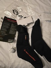 Nuove sovrascarpe ciclismo Ekoi Heat Concept taglia M unisex nere batterie mai aperte