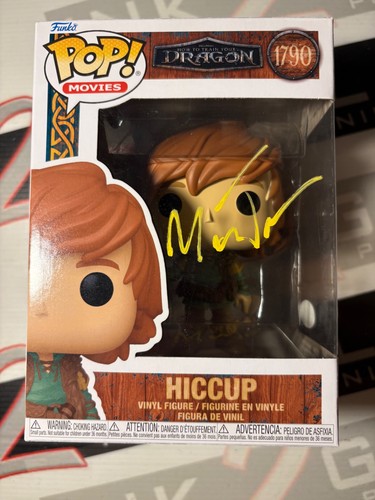 Hiccup signed funko pop - hiccup,