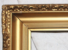 ANTICA CORNICE DECORATA MISURA